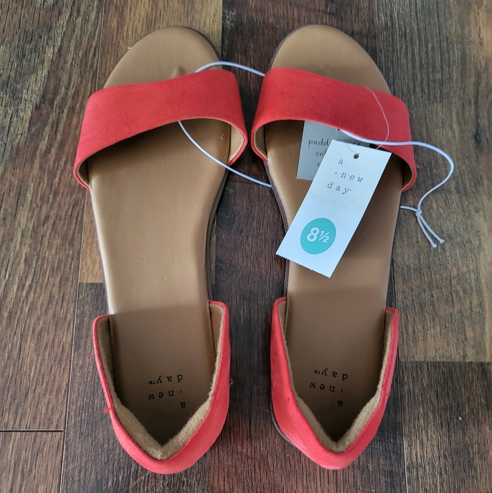 A New Day Coral Sandals